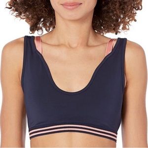Lacoste SPORT Contrast Accents Sports Bra (L)